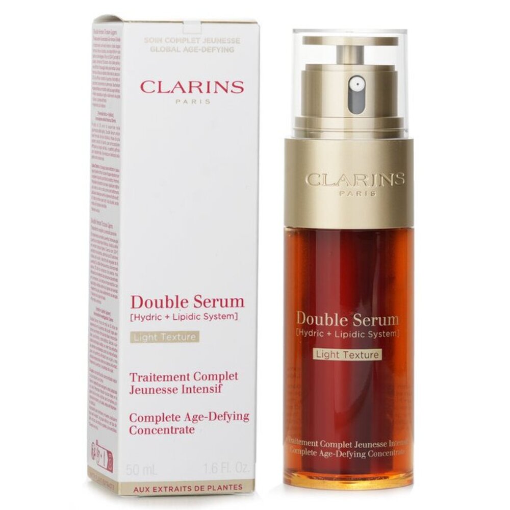 ✅ Clarins Double Serum LIGHT TEXTURE Firming & Smoothing⭐ 50mL / 1.7 fl oz ✨ NIB